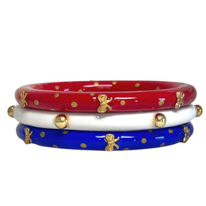 Eloise Bow Bangles© - 18 Color Options