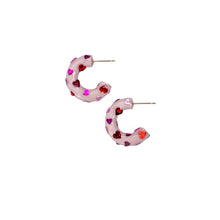 Load image into Gallery viewer, Be Mine Hoops + Huggies©