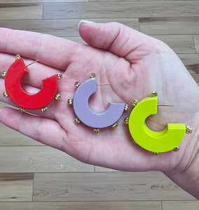 Carrie Hoops© - 12 Color Options