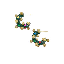 Load image into Gallery viewer, Deck the Halls Hoops© - 3 Sizes