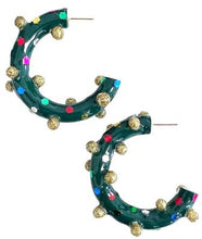 Load image into Gallery viewer, Deck the Halls Hoops© - 3 Sizes