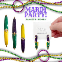 Load image into Gallery viewer, Mardi Party Hoops