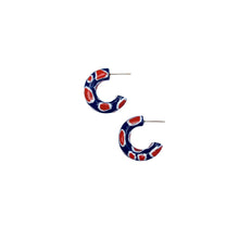 Load image into Gallery viewer, GAME DAY - Oyster Print Hoops + Huggies