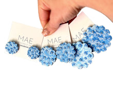 Load image into Gallery viewer, Hydrangea Stud - 3 Size Options