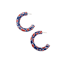 Load image into Gallery viewer, GAME DAY - Oyster Print Hoops + Huggies