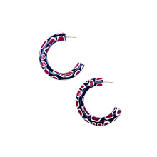 Load image into Gallery viewer, GAME DAY - Oyster Print Hoops + Huggies