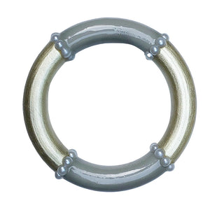 Thick Bangle with Pearl Studs© - 3 Color Options