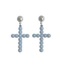 Load image into Gallery viewer, Cross Earrings© - 3 Colors + 2 Designs
