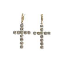 Load image into Gallery viewer, Cross Earrings© - 3 Colors + 3 Designs