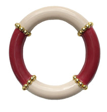 Load image into Gallery viewer, Thick Bangle with Gold Studs© - 4 Color Options