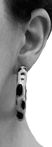 Oyster Print Hoops© - 2 Size Options