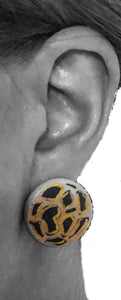 Natalie Button Stud© - 4 Color Options