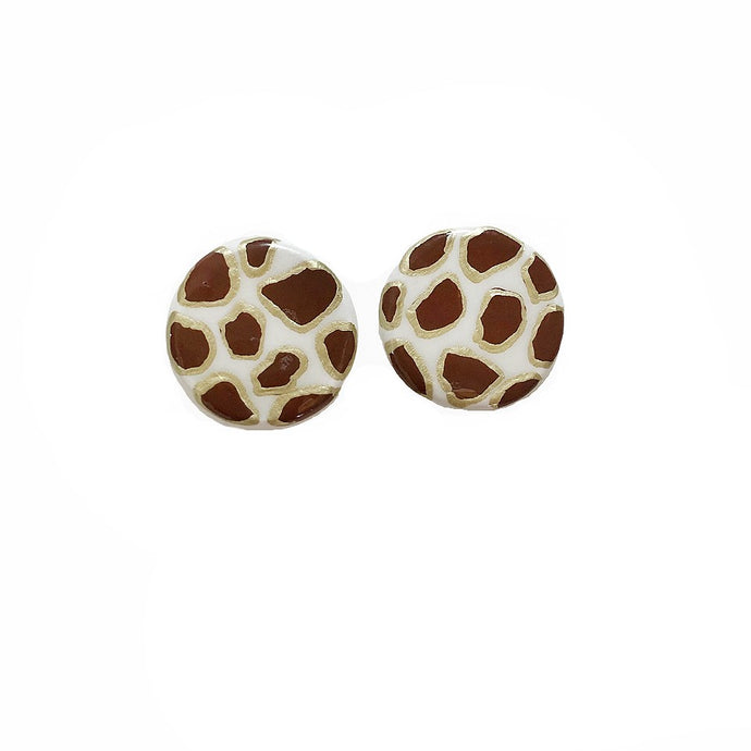 Natalie Button Stud© - 4 Color Options