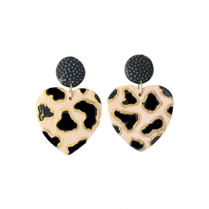 Cheetah Hearts - 2 Color Options