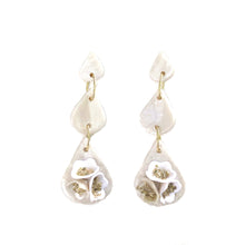 Load image into Gallery viewer, Large Pearl Teardrop - Three Tier - Petal Detail
