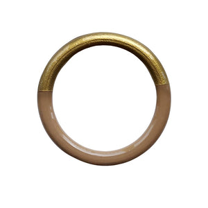 Solid Two-Tone Bangle©  - 9 Color Options