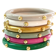 Load image into Gallery viewer, Solid Stud Bangles© - 74 Color Options