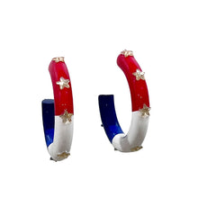 Load image into Gallery viewer, Star Hoops©