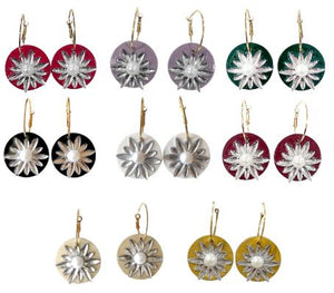 Starburst Hoops© - 8 Color Options