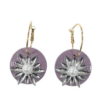 Load image into Gallery viewer, Starburst Hoops© - 8 Color Options