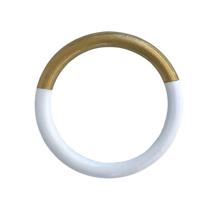 Solid Two-Tone Bangle©  - 9 Color Options