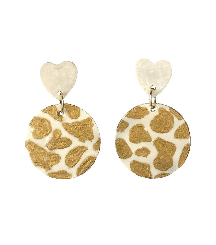 Meringue & Gold Hearts