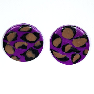 Large Button - Purple
