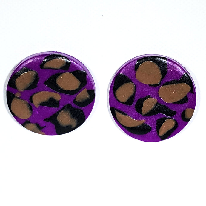 Large Button - Purple