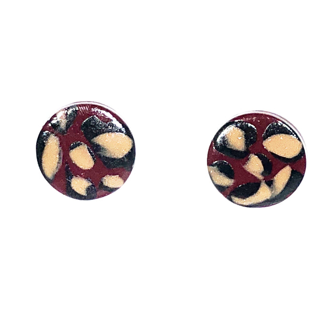 Medium Button - Wine